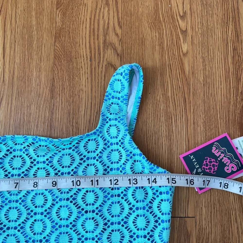 Andy & Evan Aqua Geometric Kids Swimwear